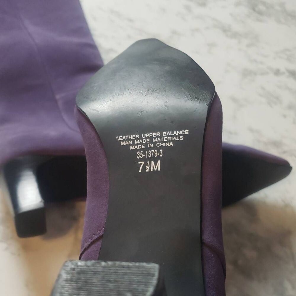 Chadwicks Purple Highheel Boots - Picture 7 of 12